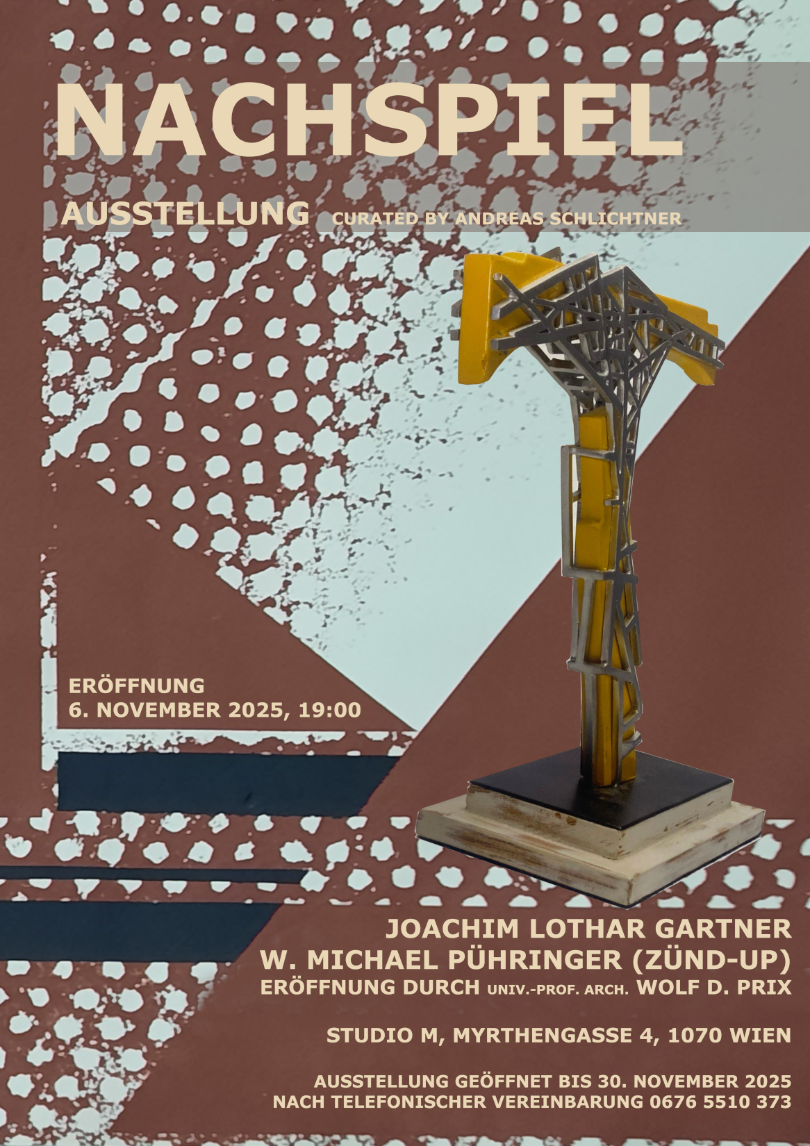 Walter Michael Pühringer, Joachim Lothar Gartner, NACHSPIEL. November 6 - 30, 2025