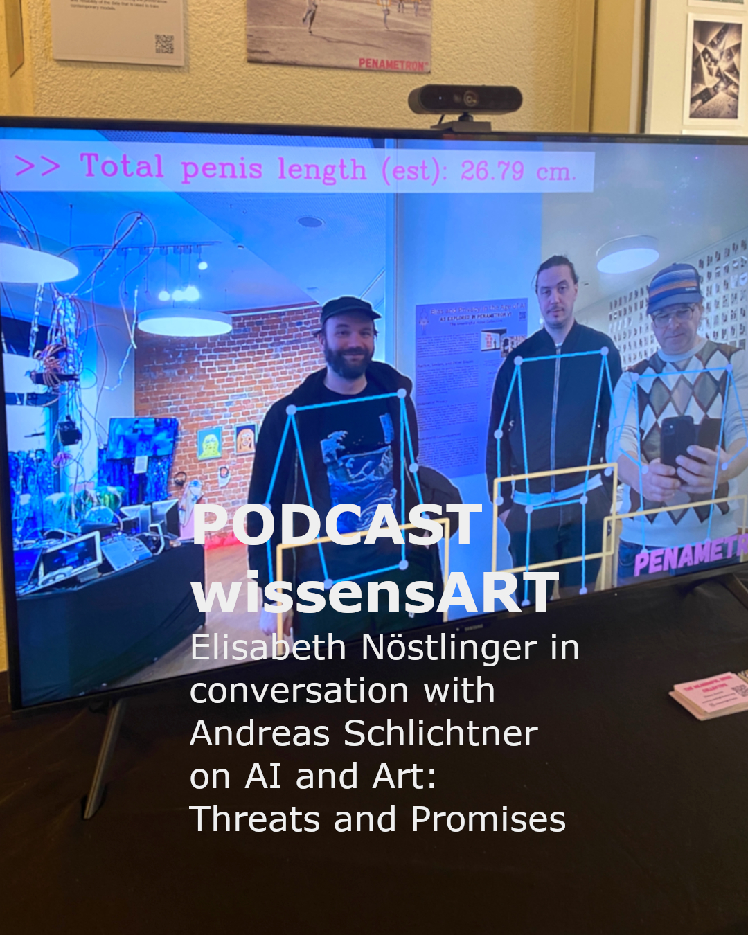 Podcast available online at wissensART – Elisabeth Nöstlinger in conversation with Andreas Schlichtner about AI and art.