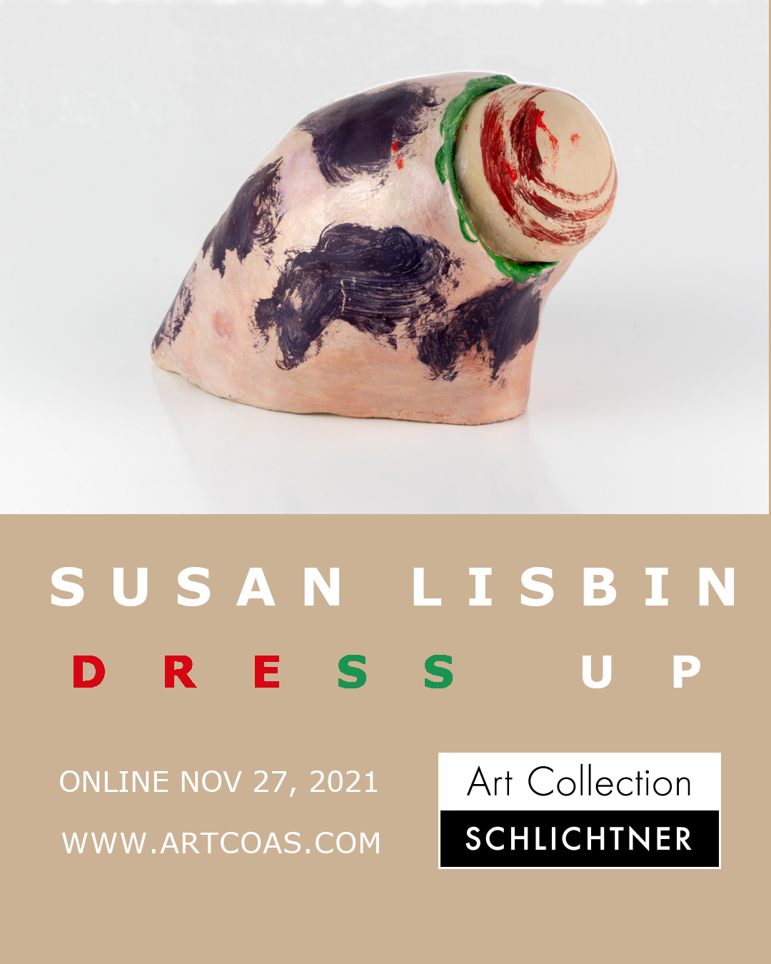 SUSAN LISBIN – DRESS UP – online solo exhibition – November 27, 2021