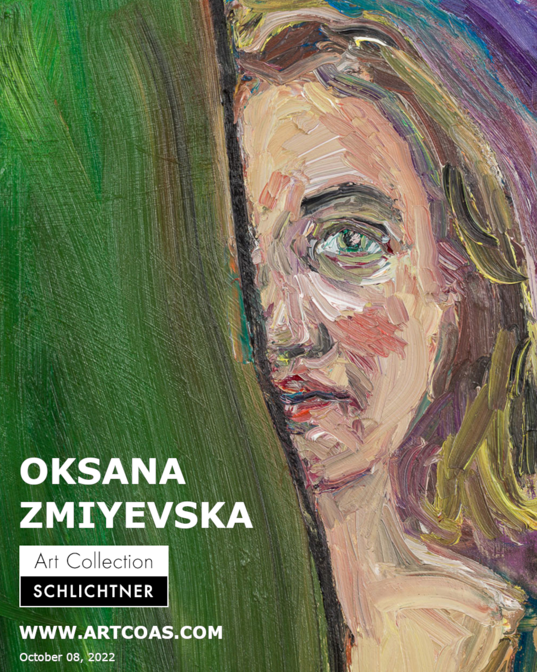 Oksana Zmiyevska  - online solo exhibition -  October 08, 2022
