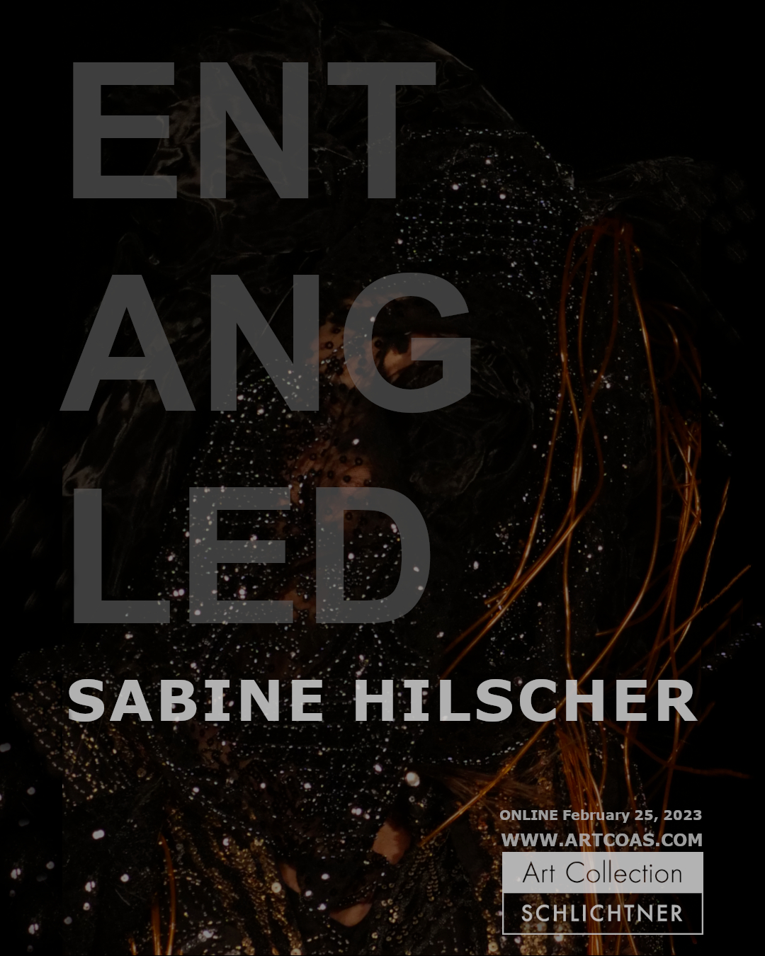 SABINE HILSCHER – entangled - online Solo Exhibition - February 25,  2023