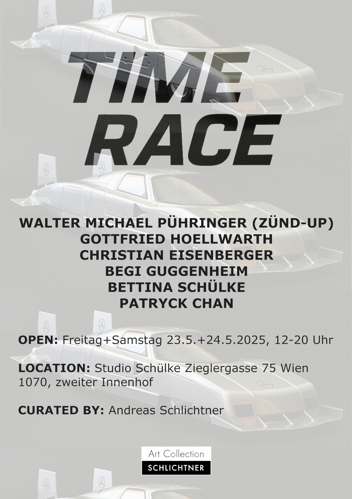 TIME RACE -  May 23 and 24, 2025 - From the dawn of the late 1960s to the present. Positions on architecture, form, and time.